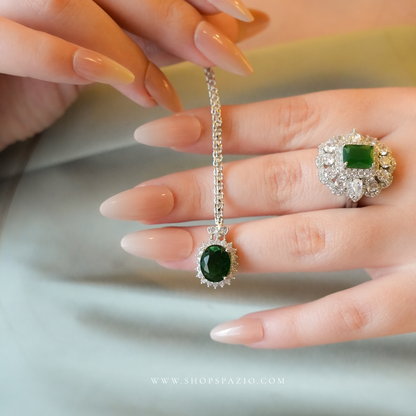 Emerald Square Drop Set