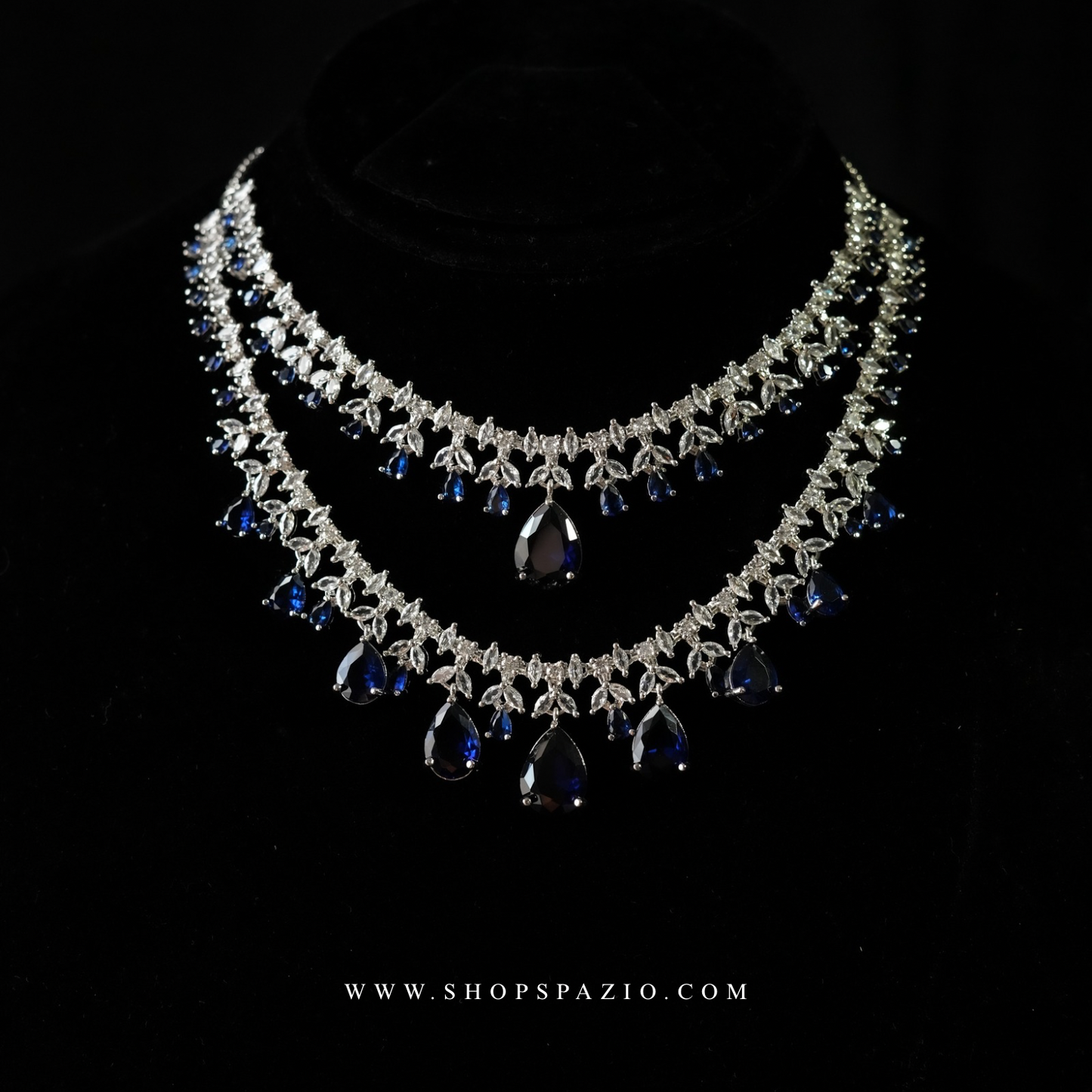 Empress Necklace Set - Blue