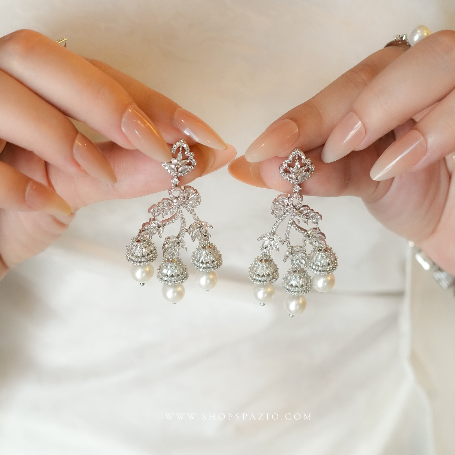 Imperial Pearl Chandelier Earrings