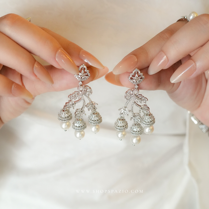 Imperial Pearl Chandelier Earrings