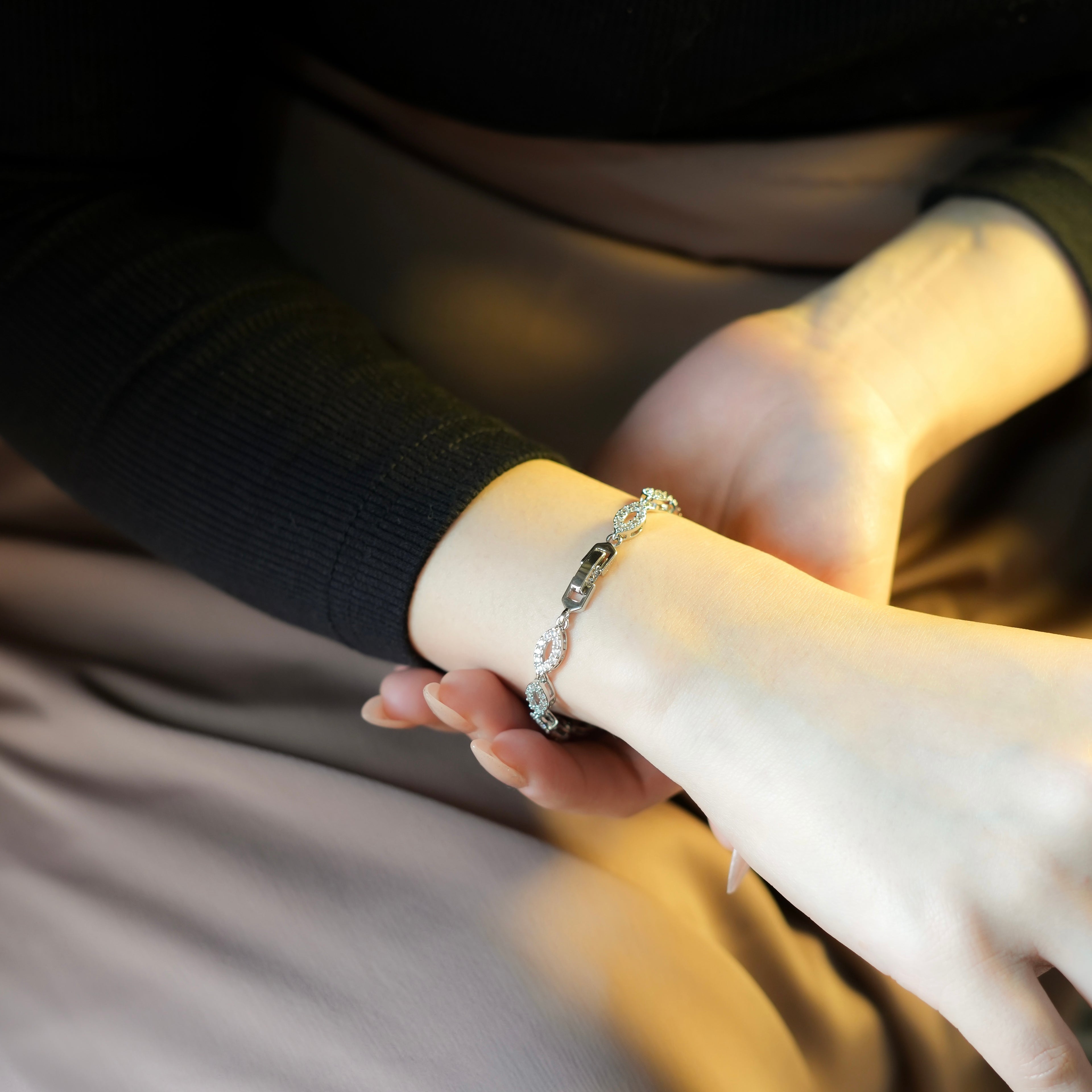 Silver Spark Bracelet