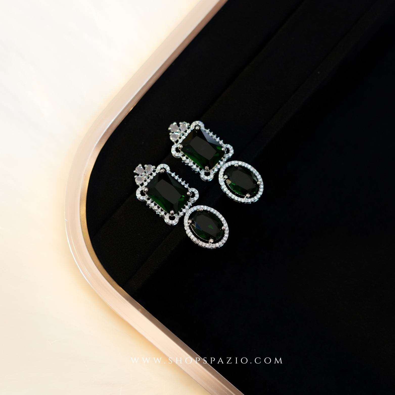 Duet Earrings - Green
