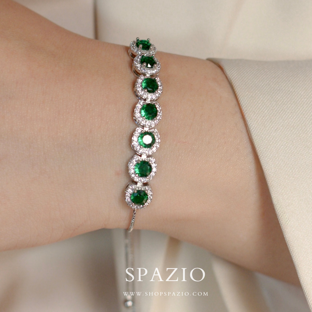 Emerald Aura Bracelet