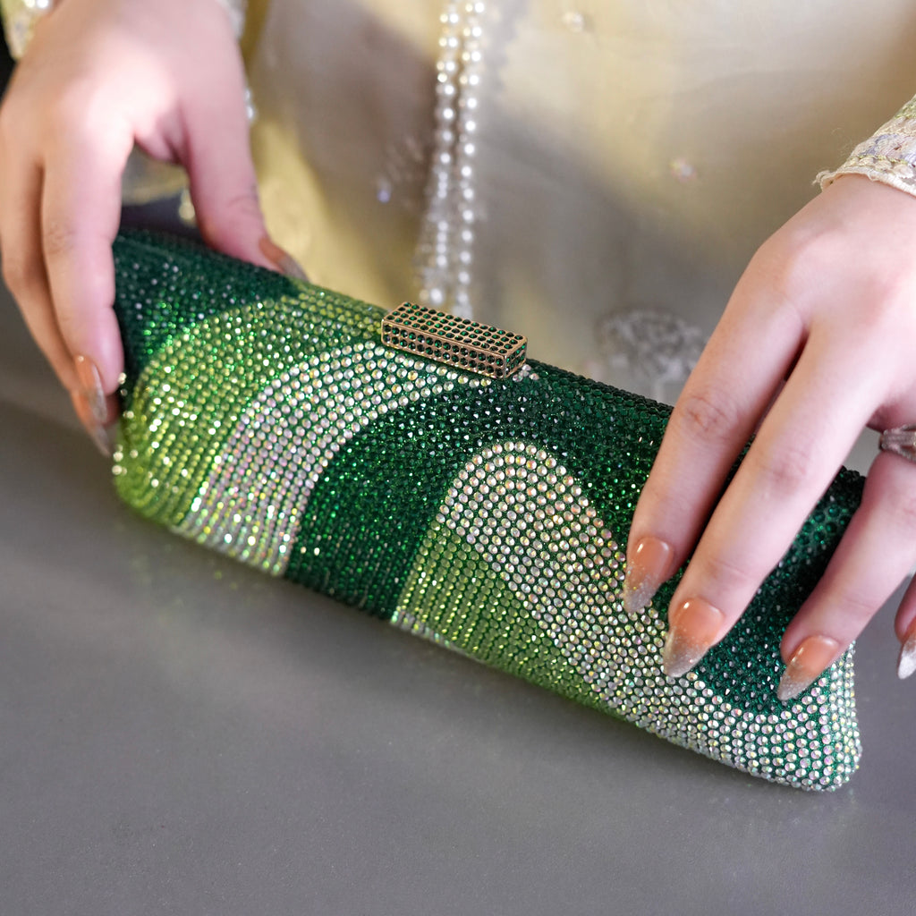 Midnight Clutch - Green