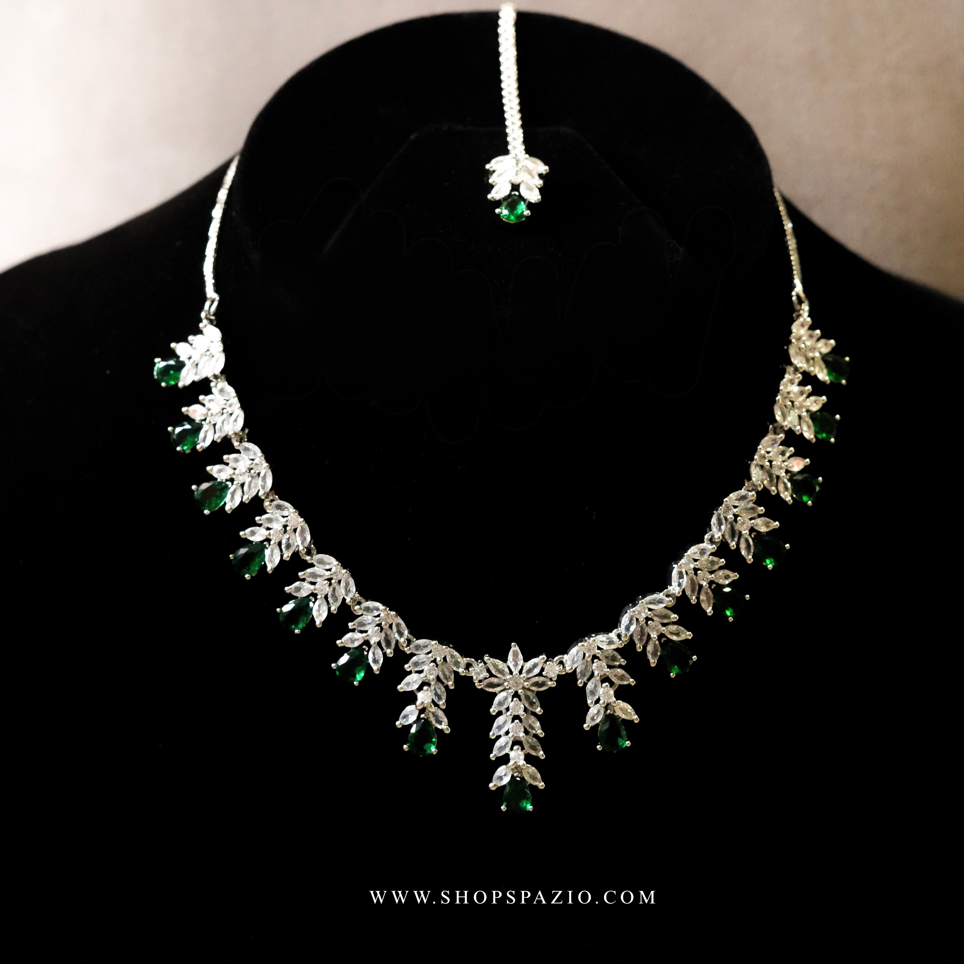 Emerald Allure CZ Set
