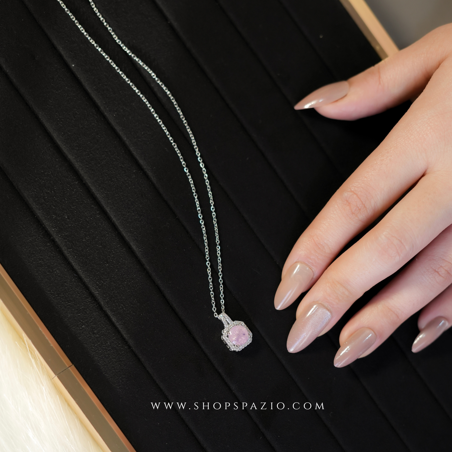 Whisper Pendant - Pink