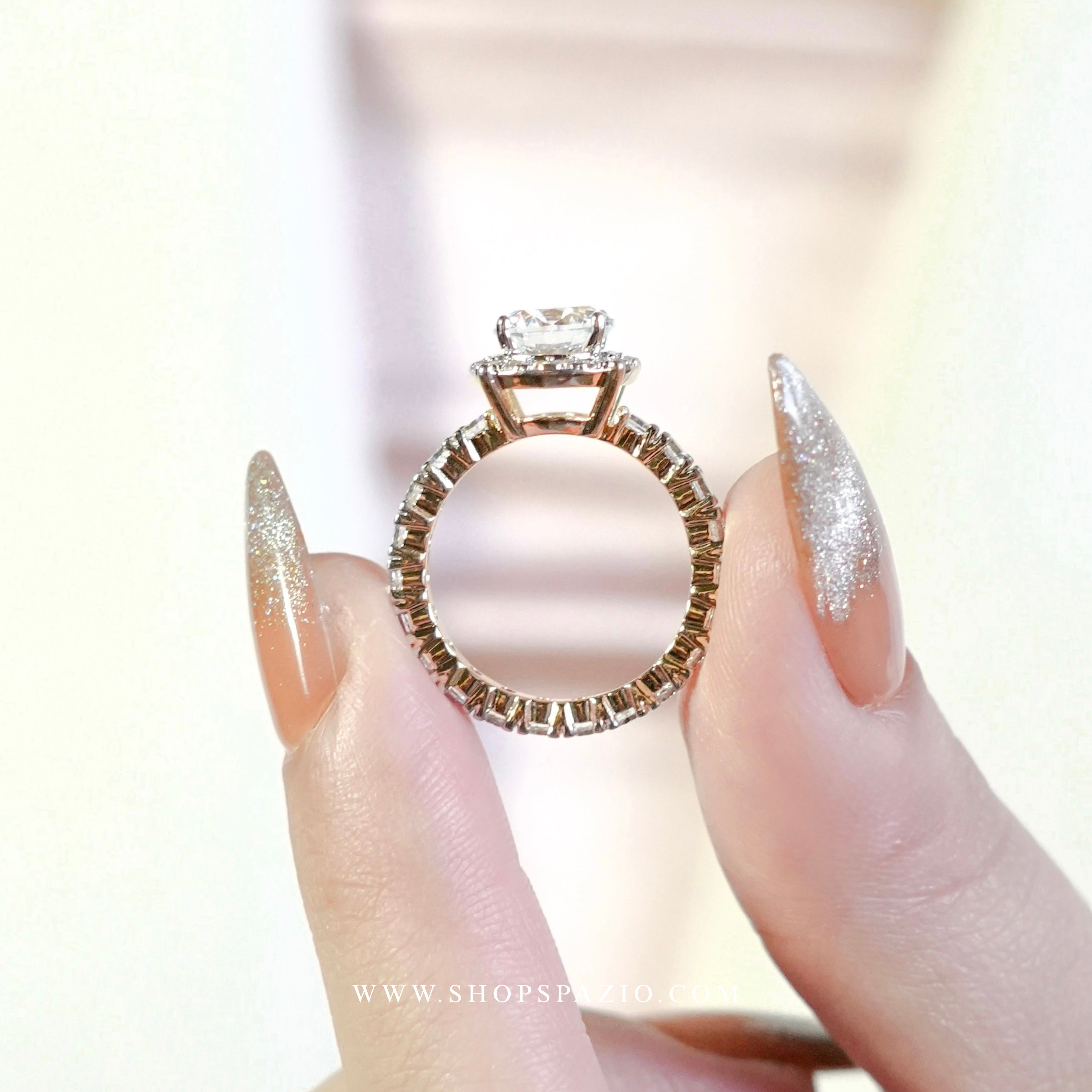 Snowflake Crystal Ring