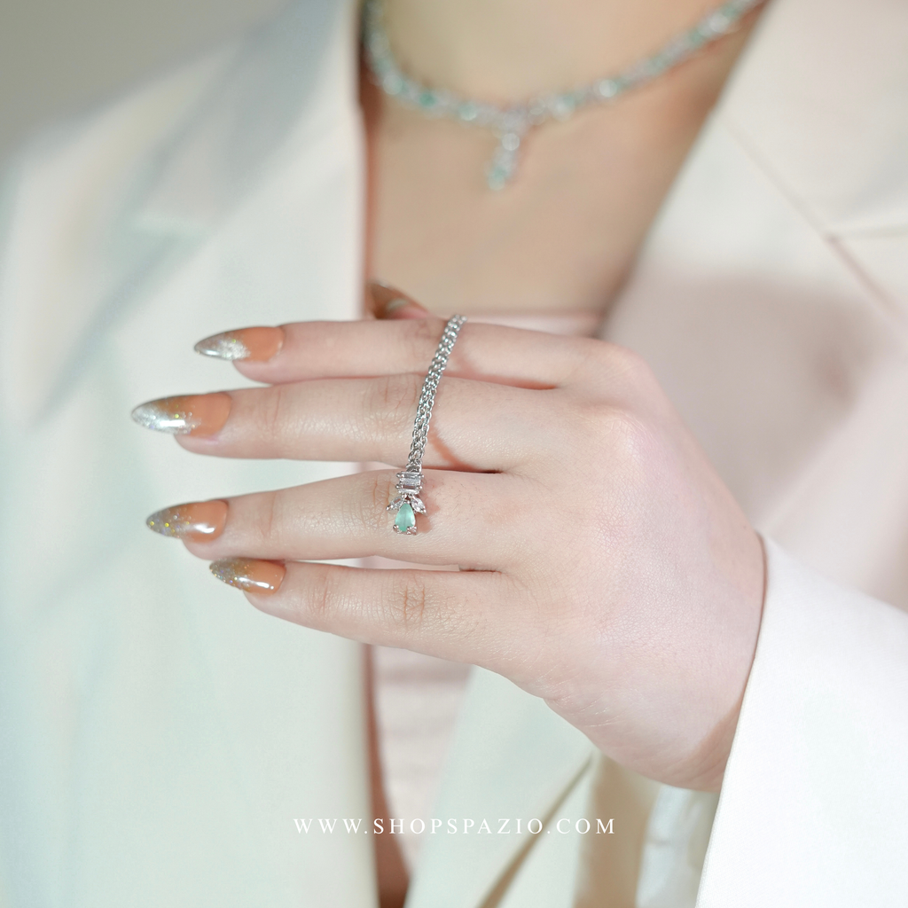 Grace Necklace Set - Mint Green