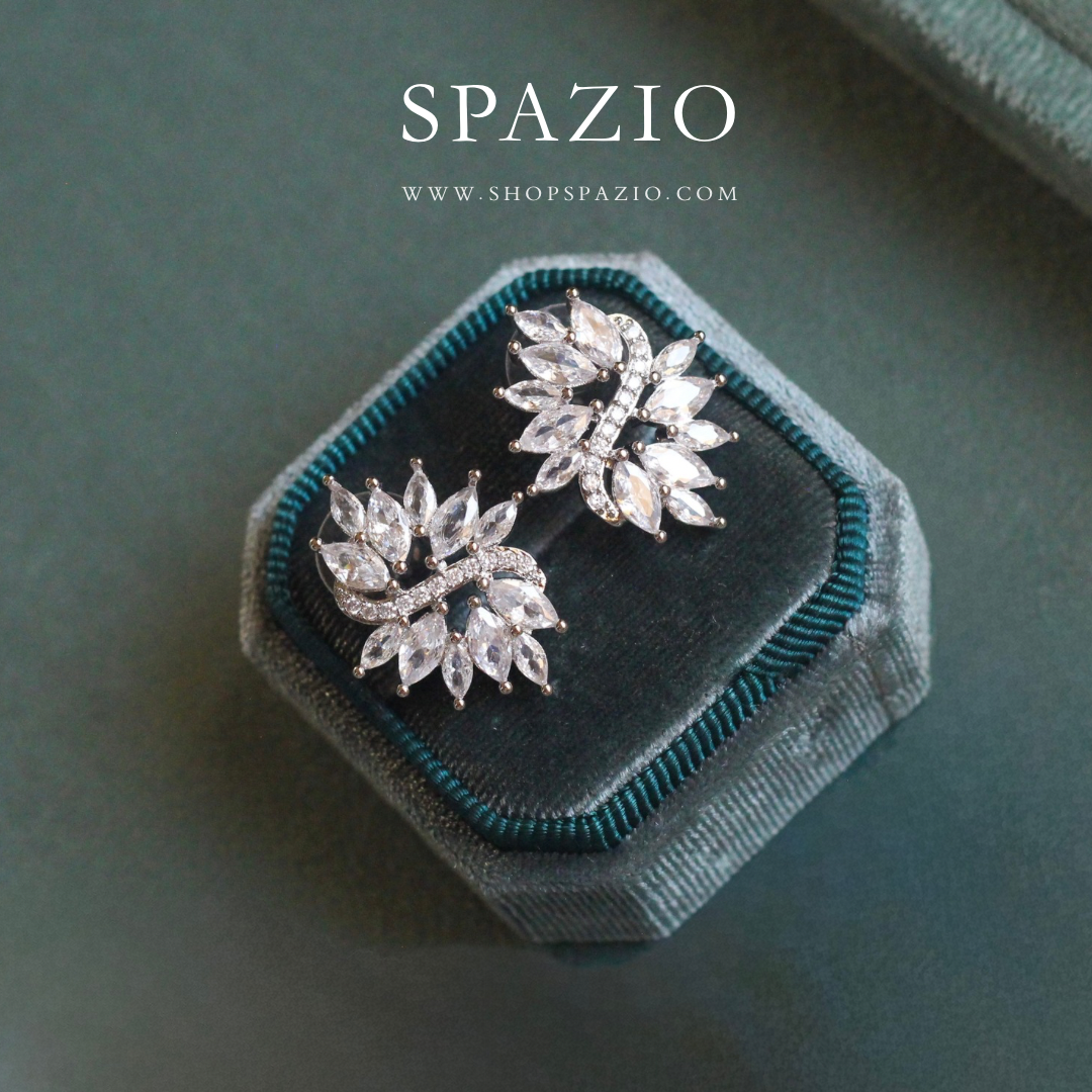 Lustrous Ice Studs