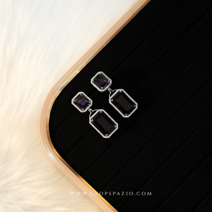 Prisma Duet Earrings - Violet