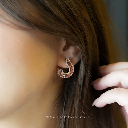 Blush Gold Studs