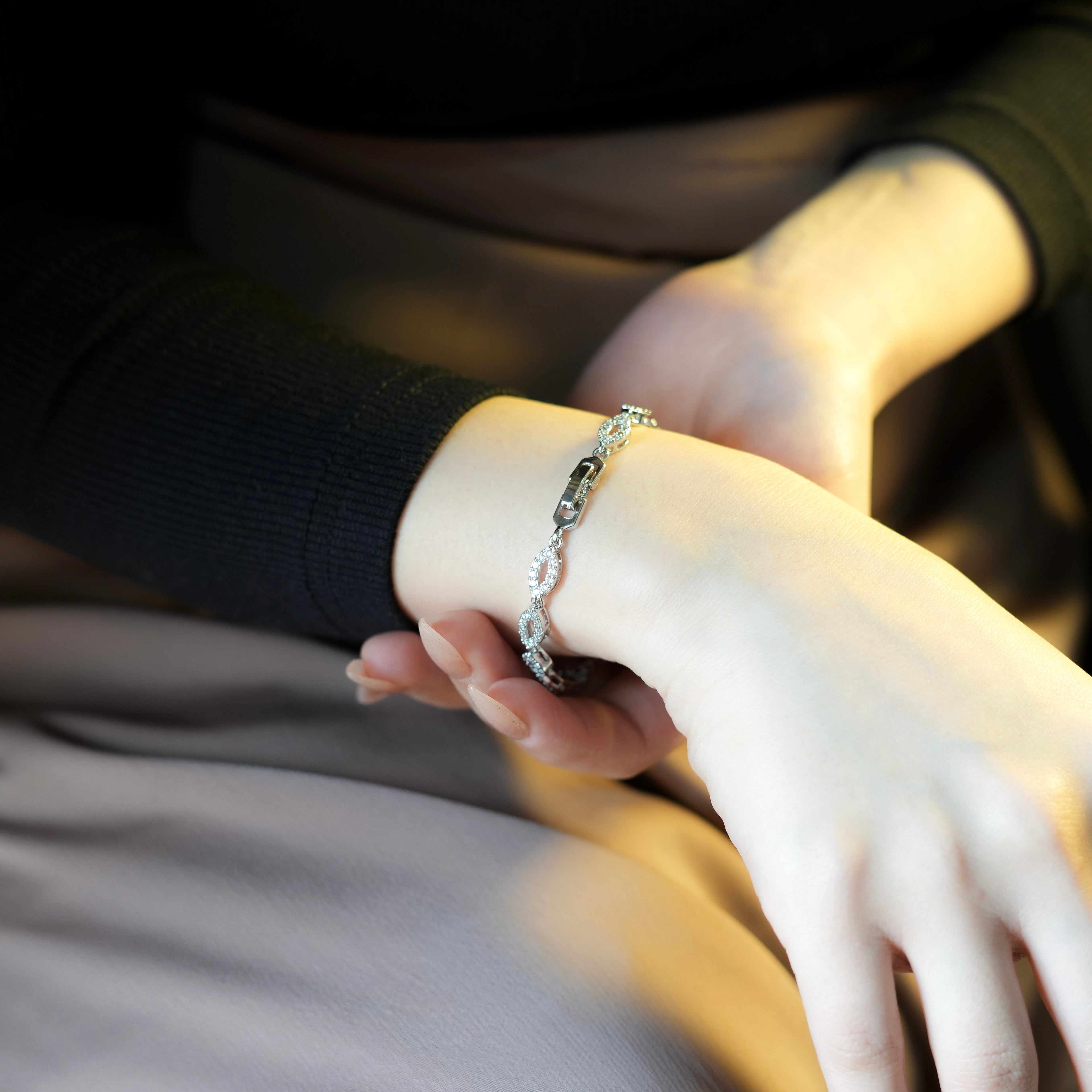 Silver Spark Bracelet