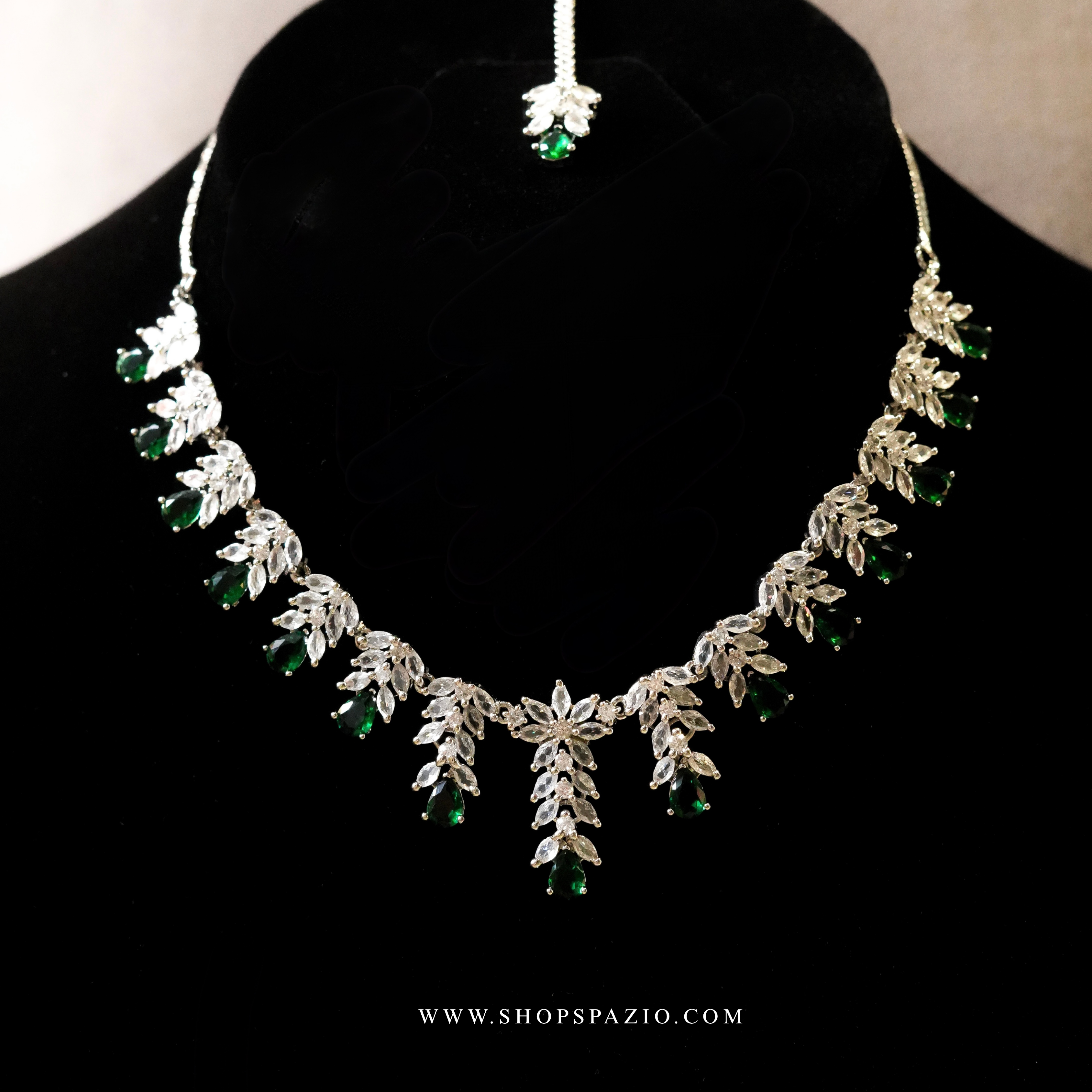 Emerald Allure CZ Set
