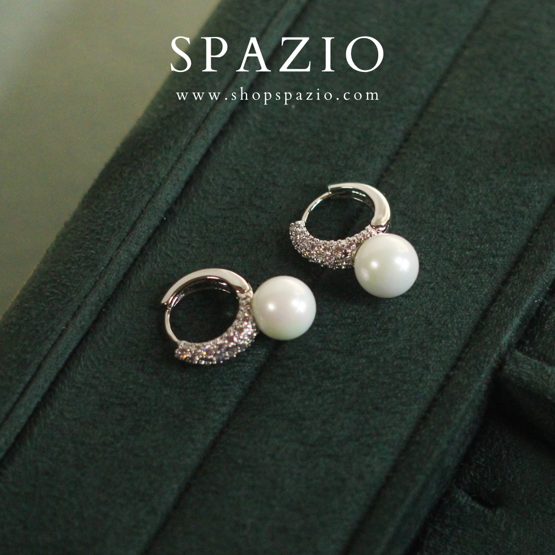 Pearl CZ Hoops