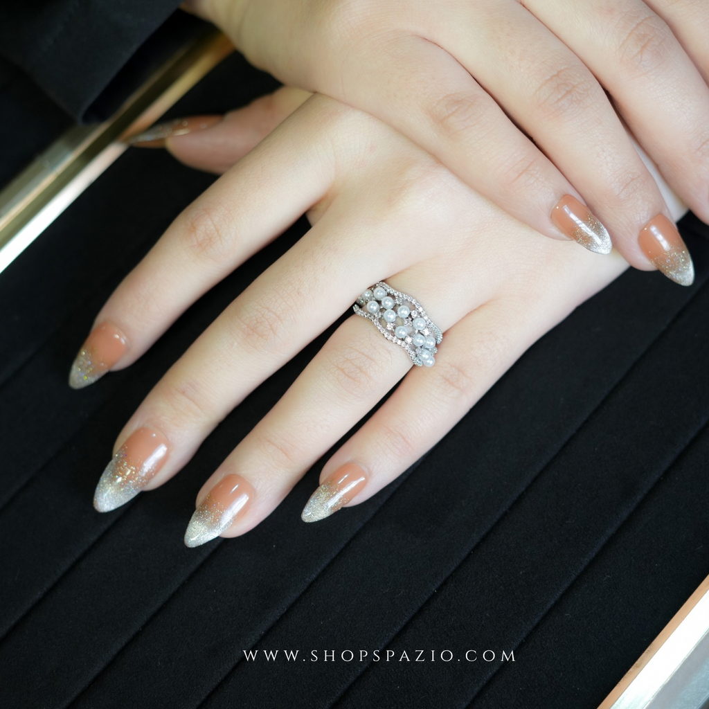 Pearl Cluster Ring
