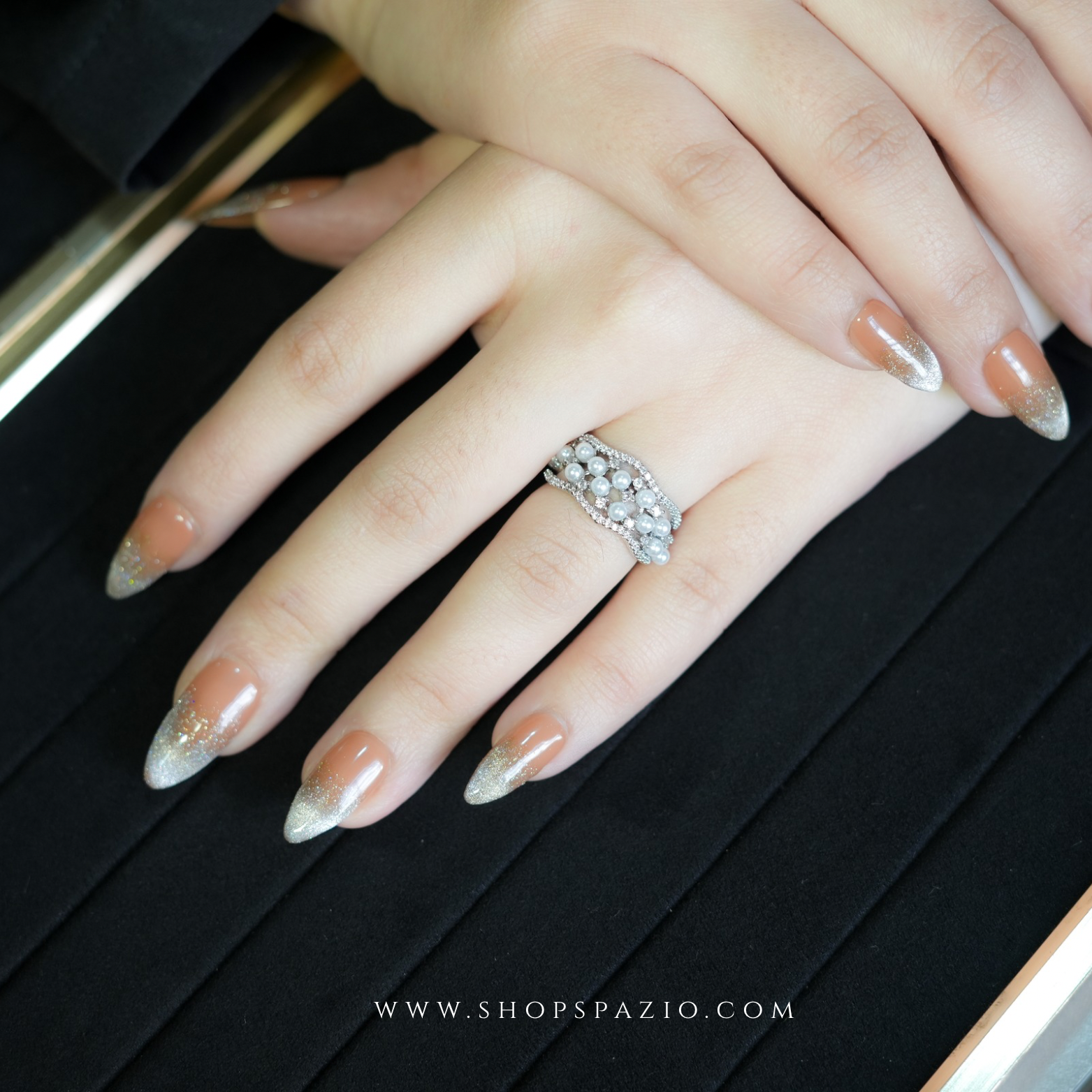 Pearl Cluster Ring