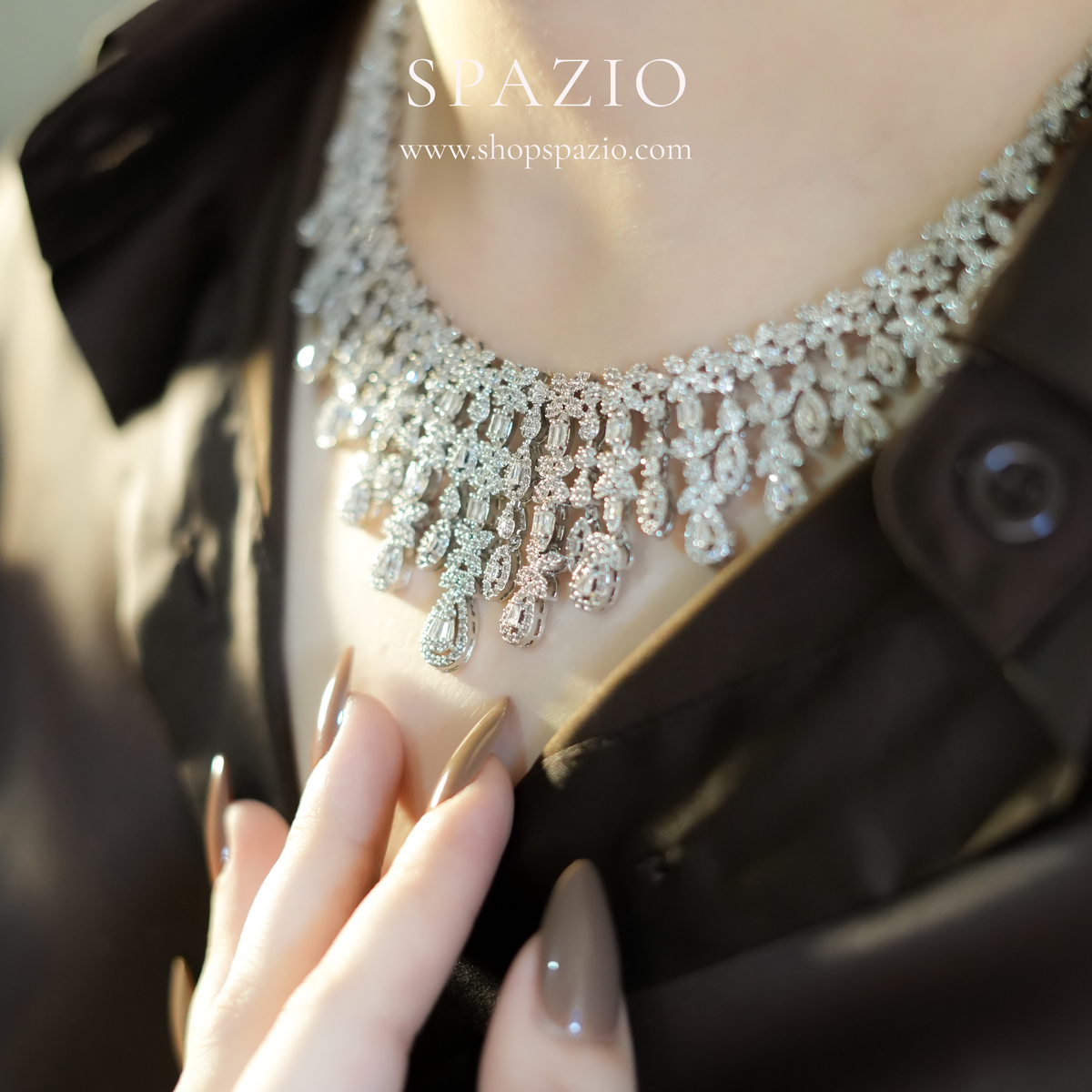 Silver Royale Necklace Set