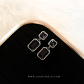 Prisma Duet Earrings - Violet