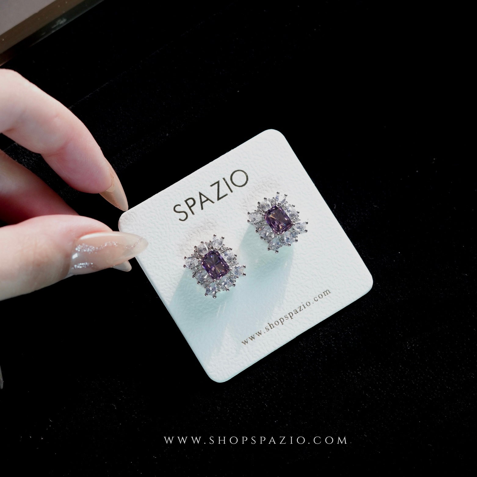 Purple Heritage Studs