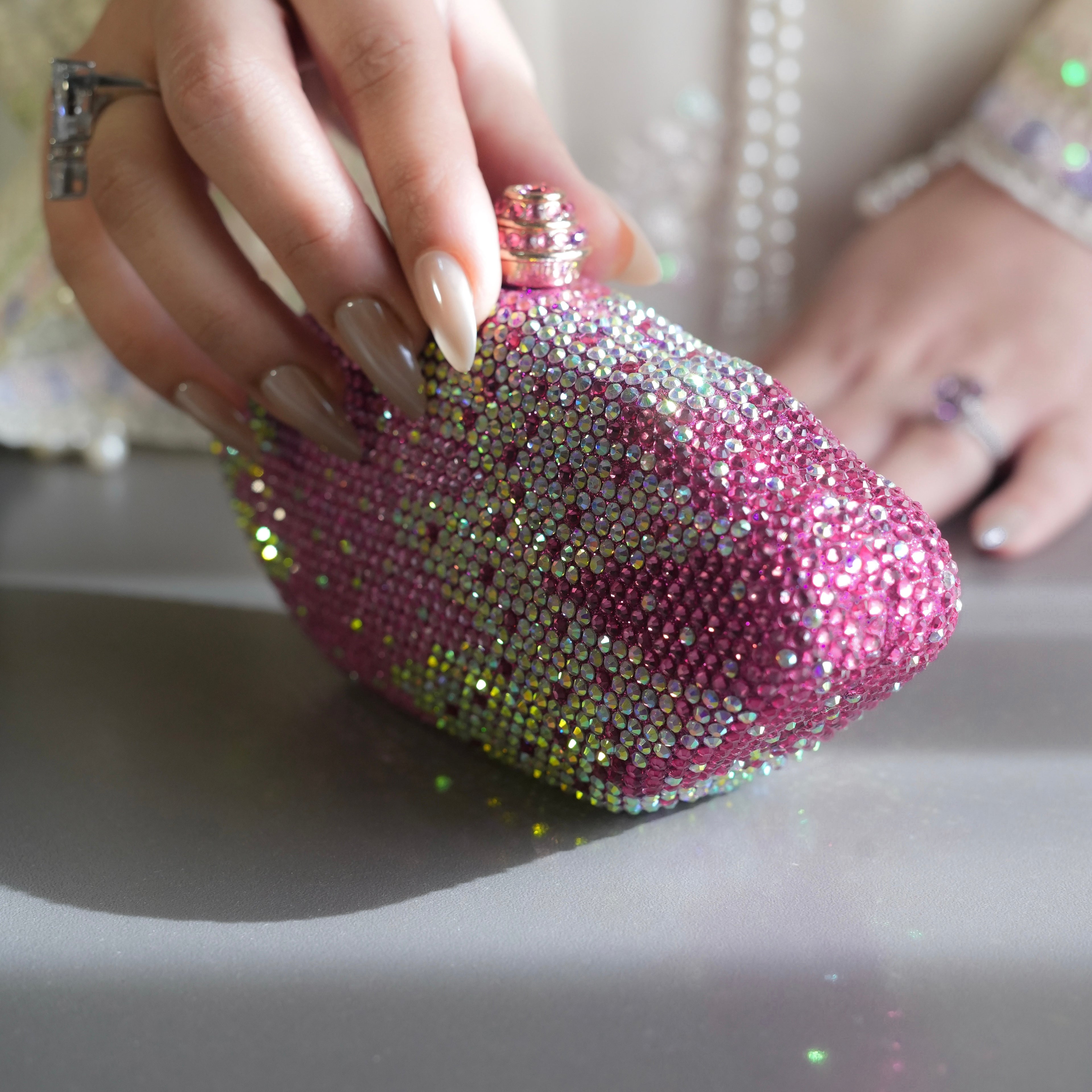 Roselle Clutch - Pink