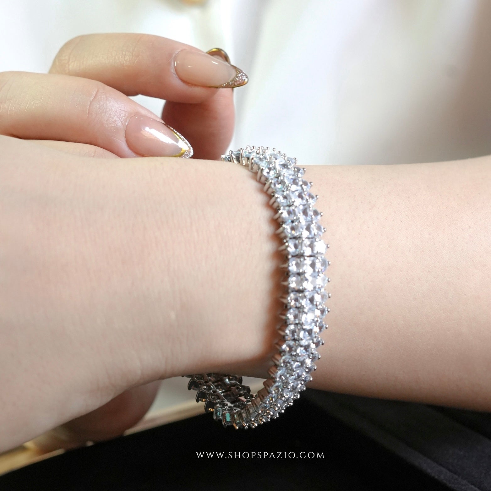 Silver Majesty CZ Bracelet