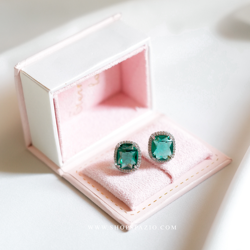 Teal Serenity Studs