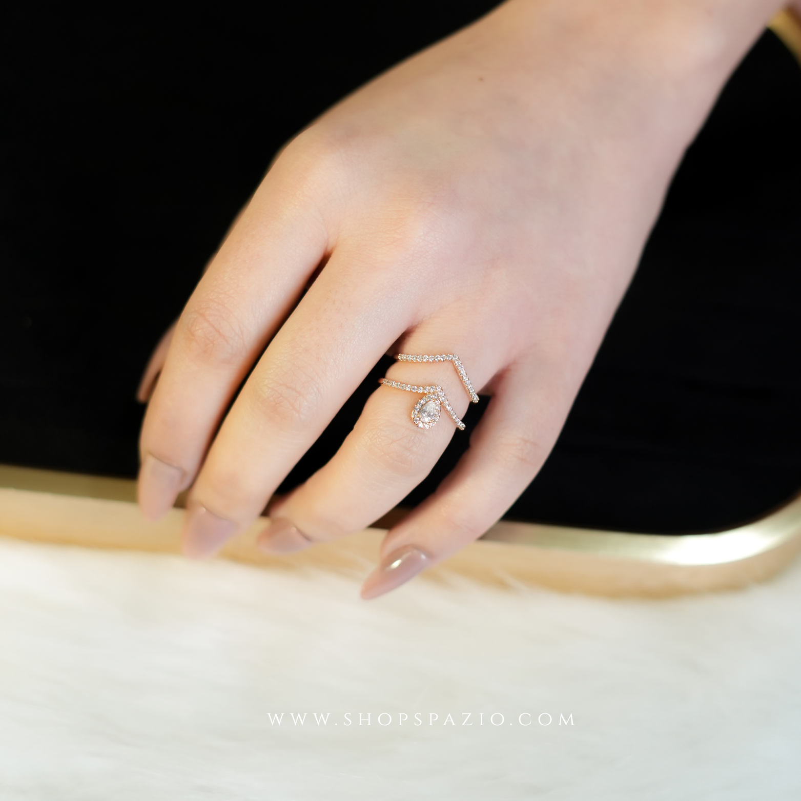 Aurielle Duo Ring Set