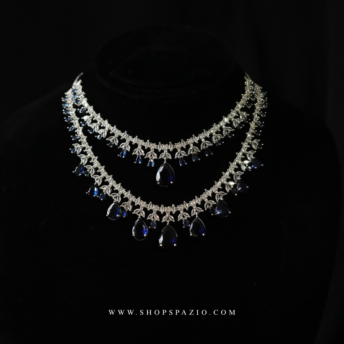 Empress Necklace Set - Blue
