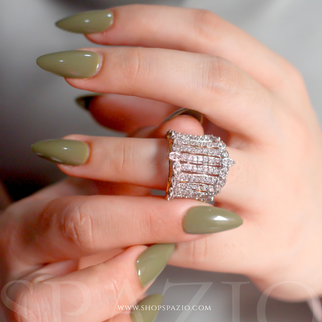 CZ Statement Ring