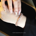 CZ Leaflet Bracelet