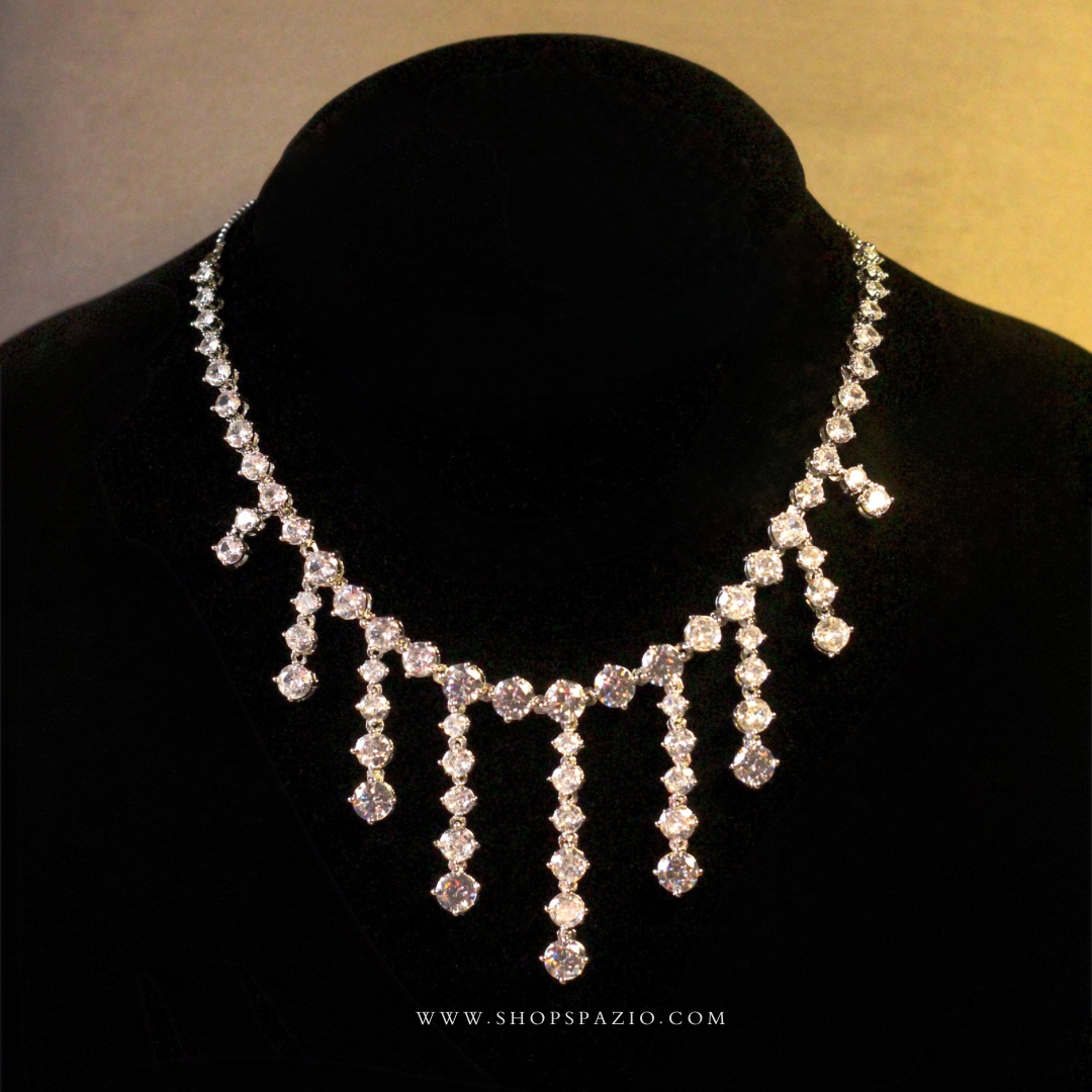 CZ Aurora Royale Necklace Set