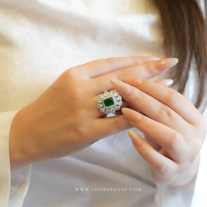 Emerald Royale Ring - Adjustable