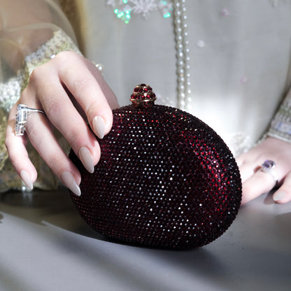 Cocktail Clutch - Maroon