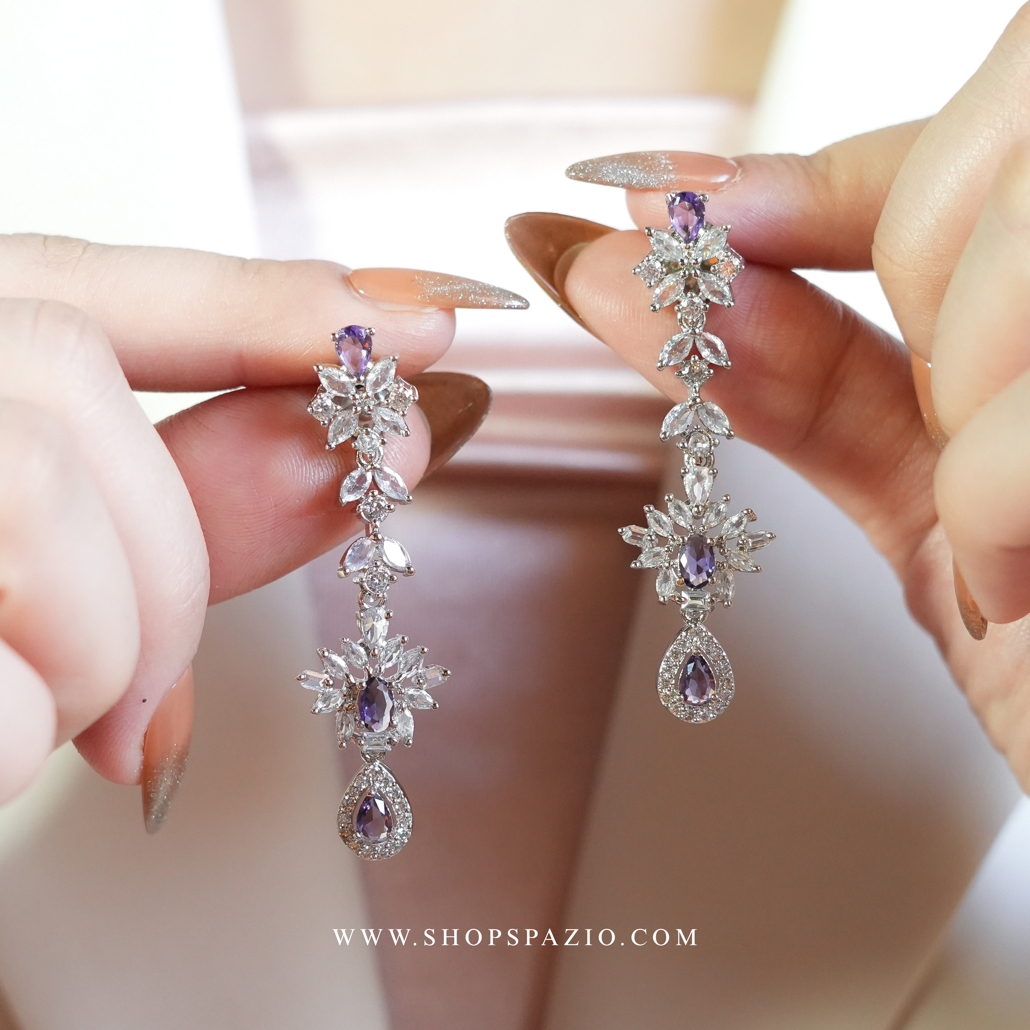 Stardust Necklace Set - Purple