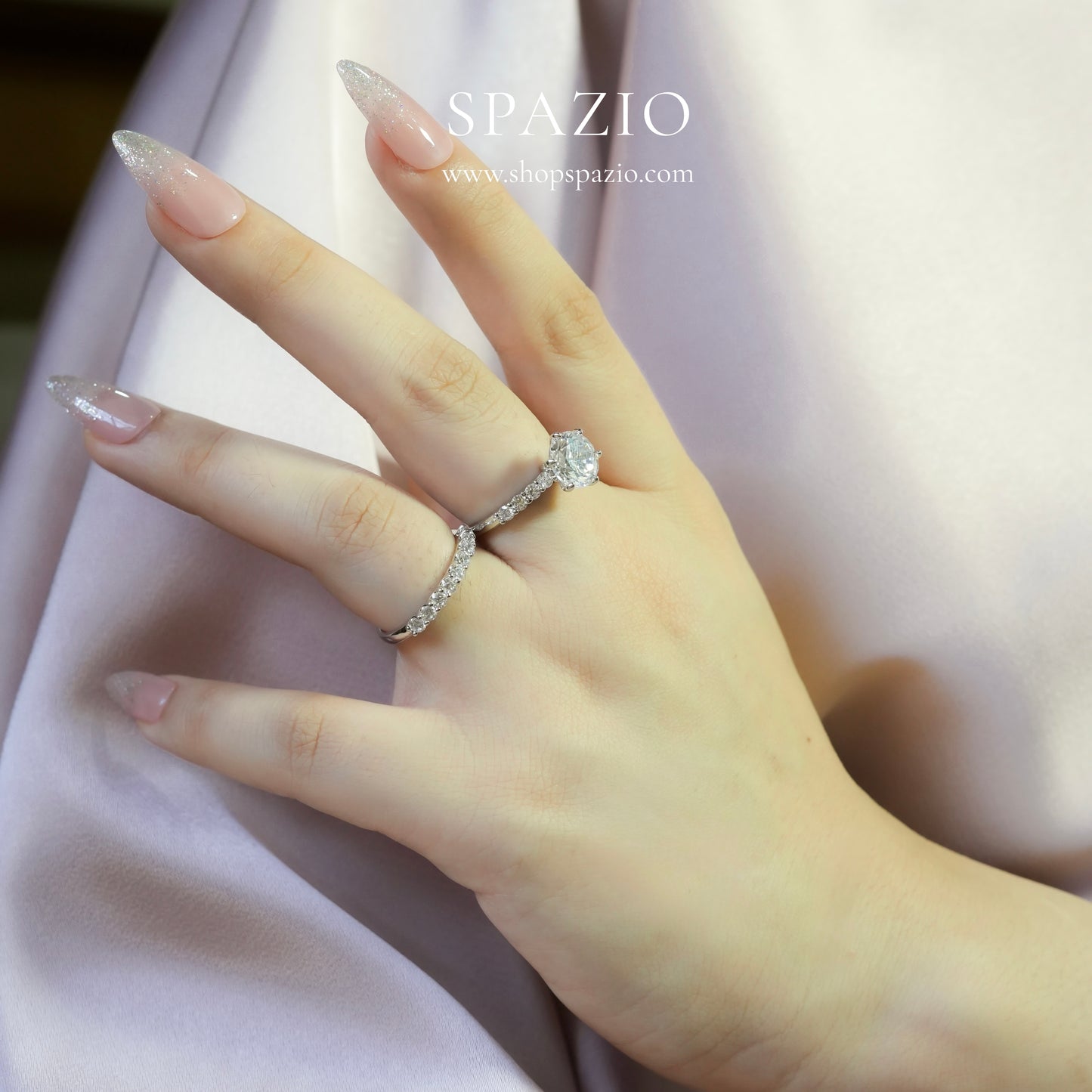 Aurora Duo Rings Set