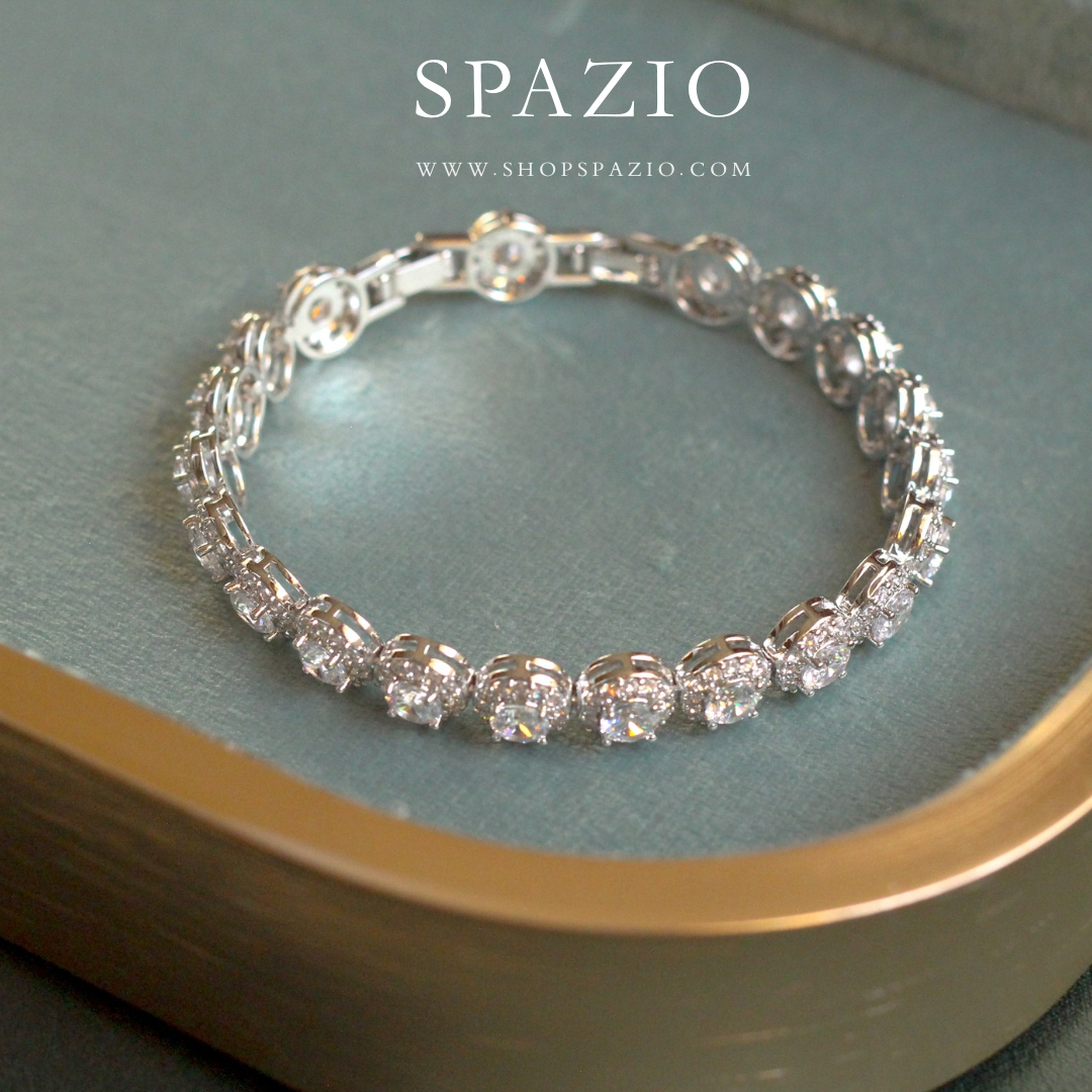 CZ Blossom Bracelet