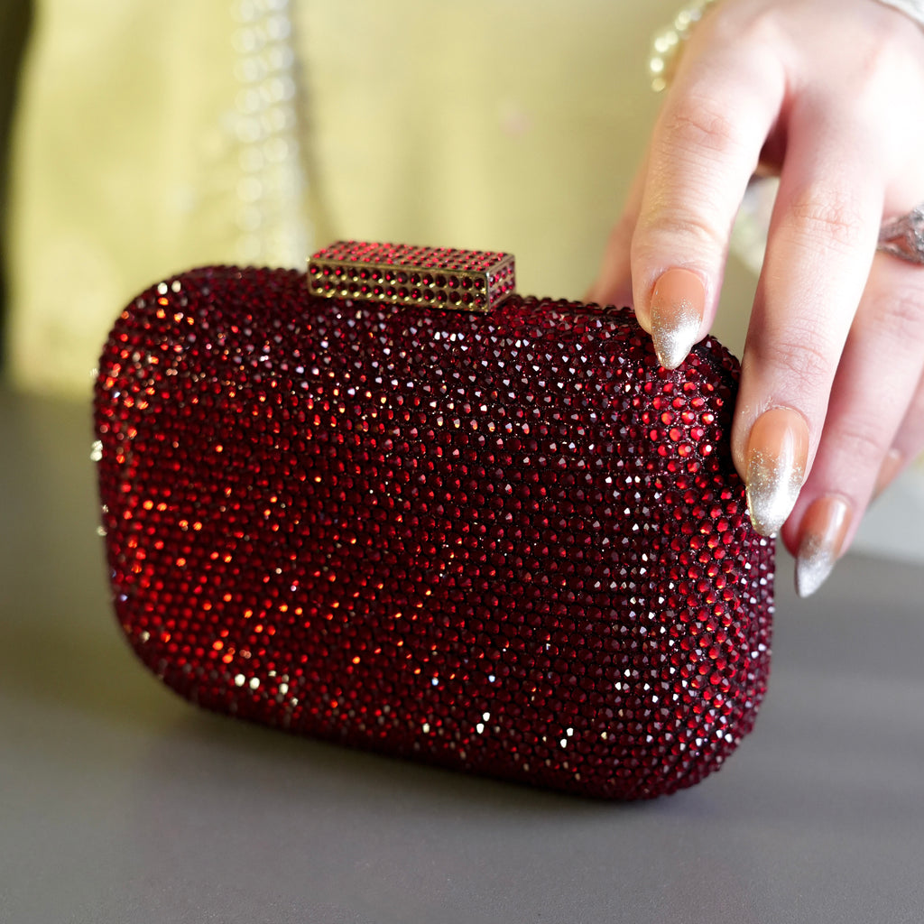 Ruby Night Clutch