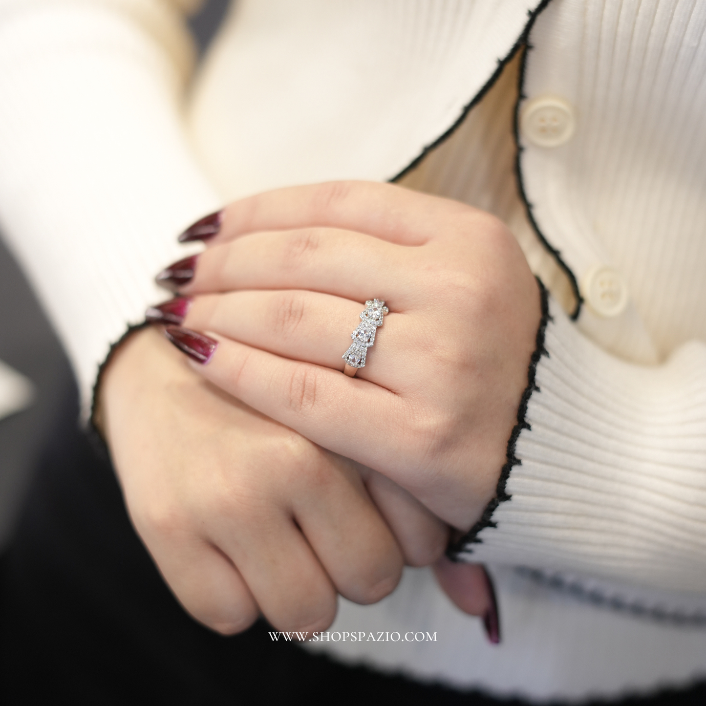 CZ Whisper Ring