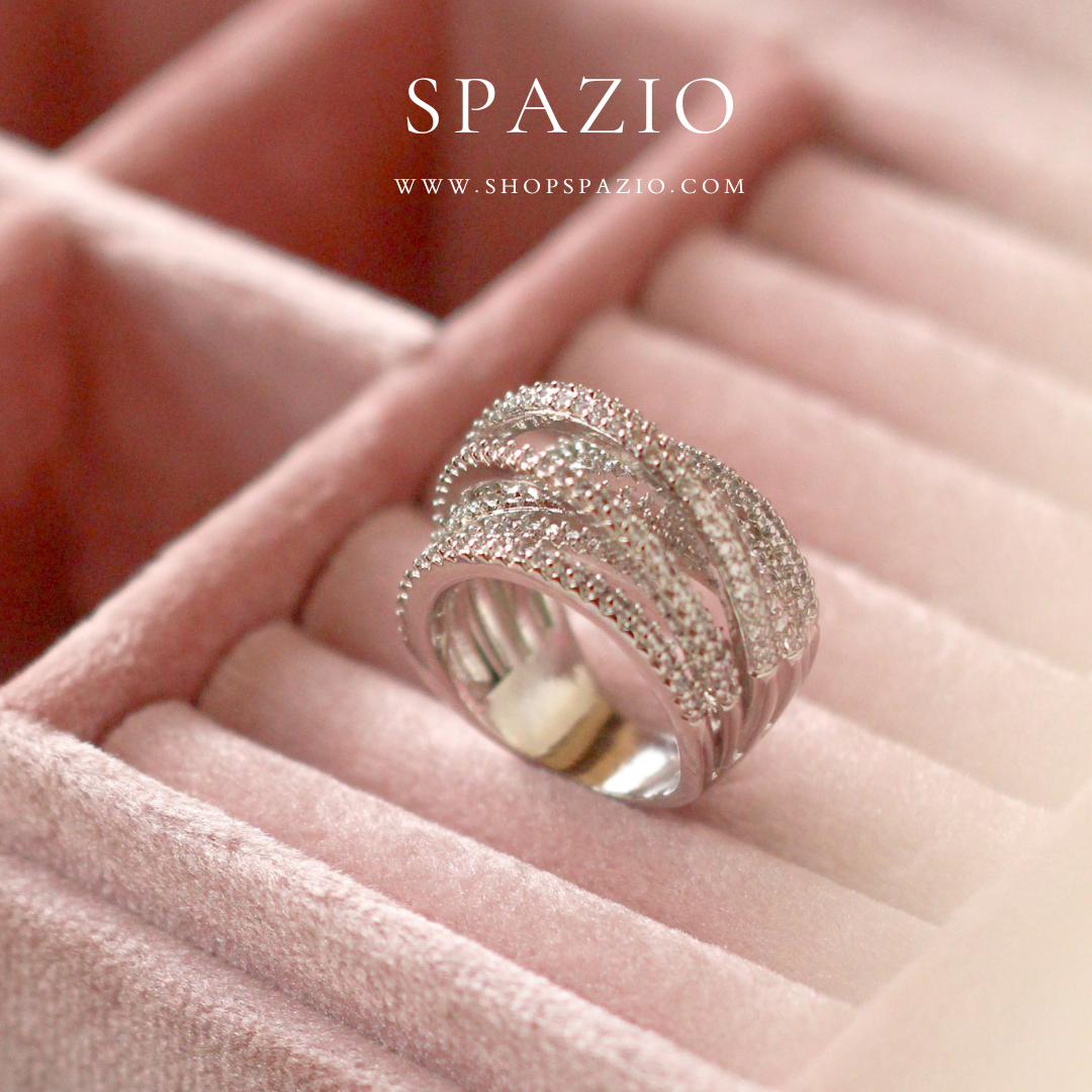 Stellar Glow Layered Ring