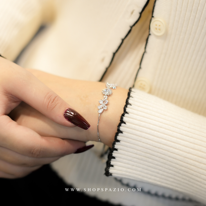 Starlit Petal Bracelet - Adjustable