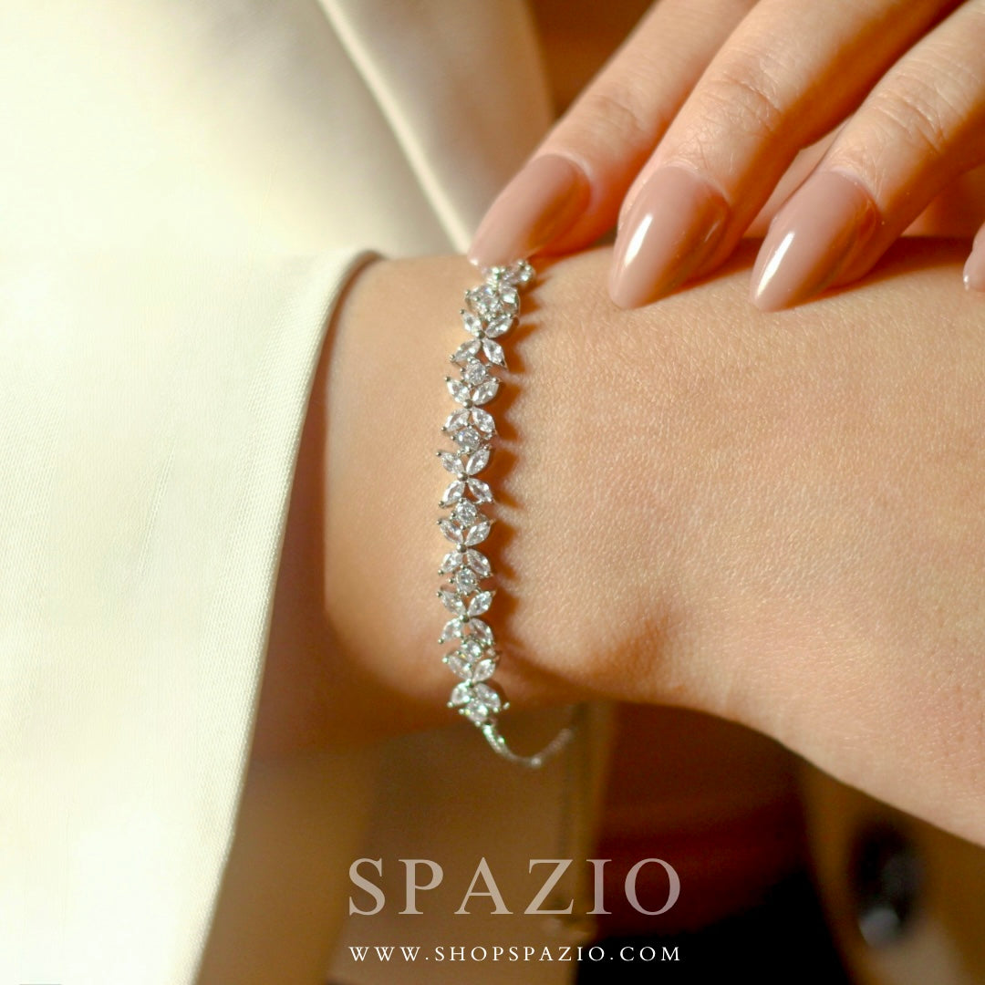 Petal Grace Bracelet-Adjustable