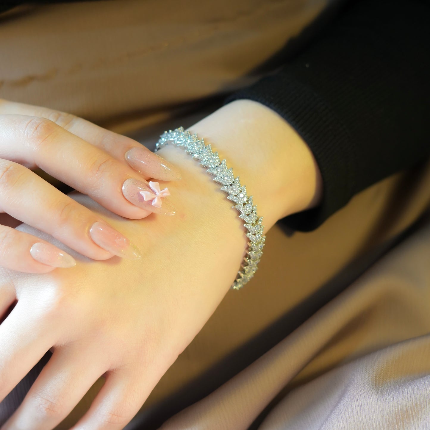 CZ Blossom Bracelet