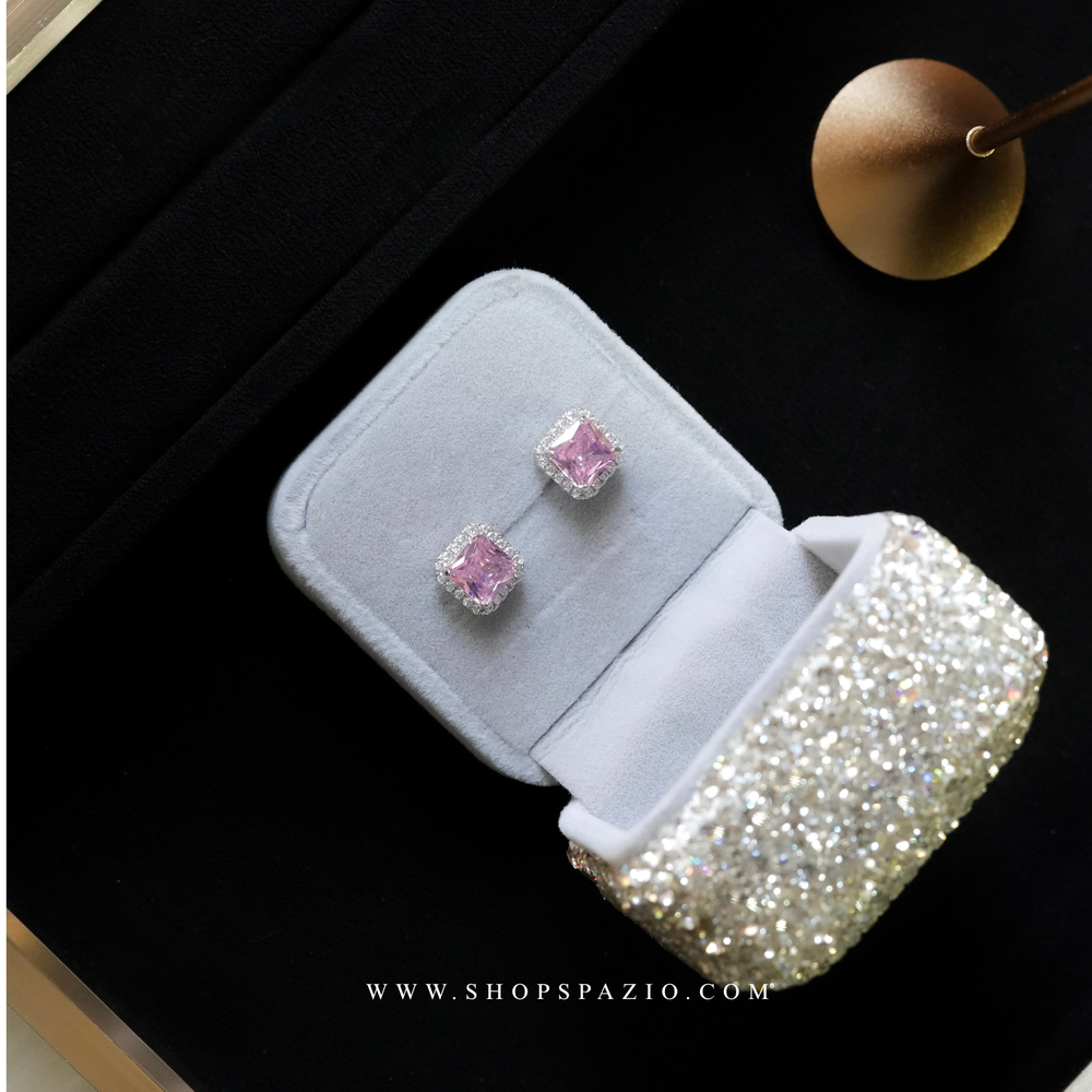 Luna Spark Studs - Pink