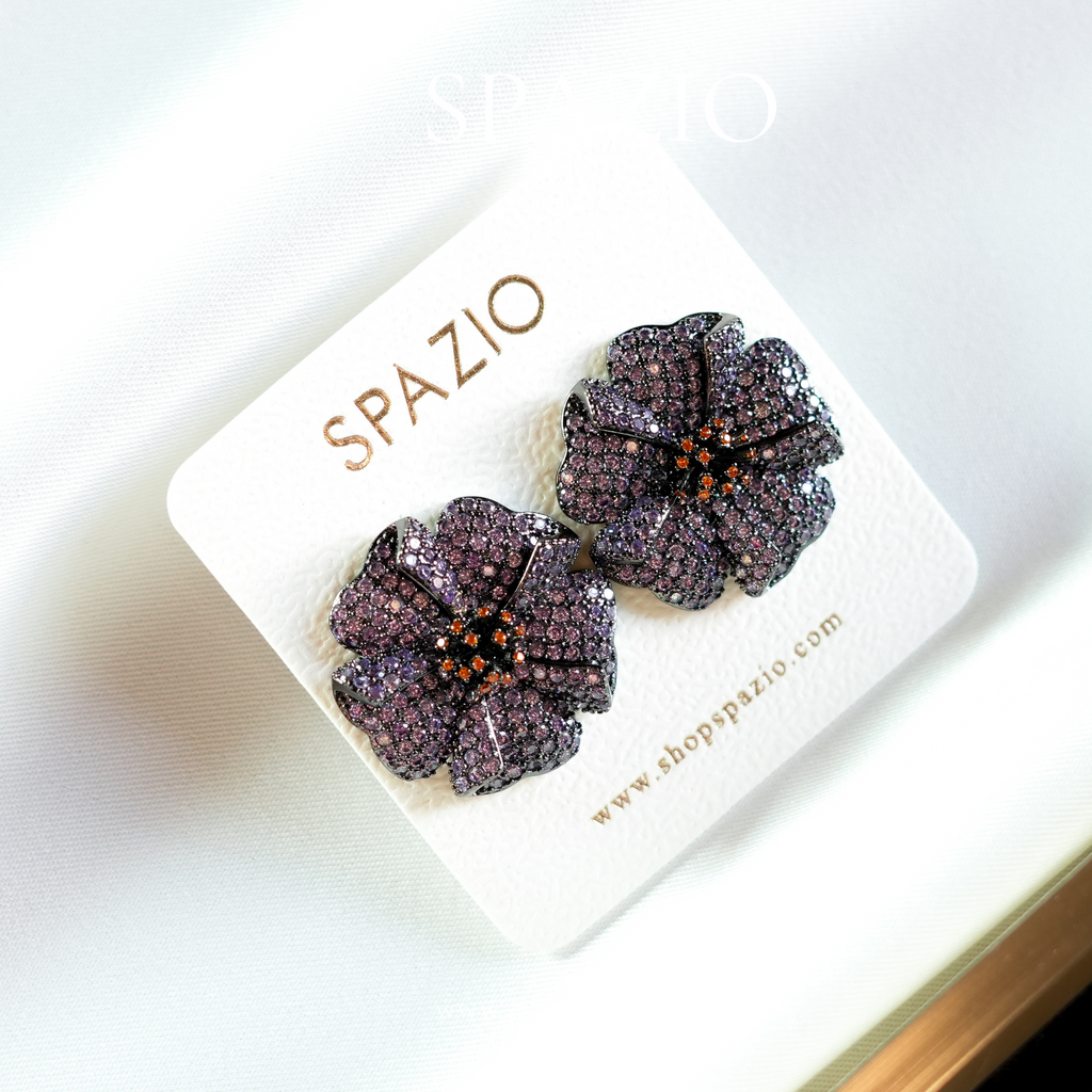 Midnight Bloom Earstuds