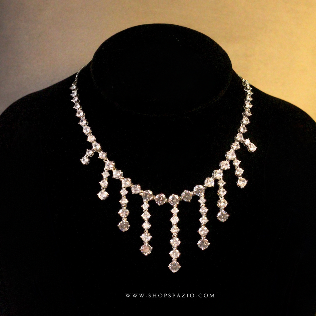 CZ Aurora Royale Necklace Set