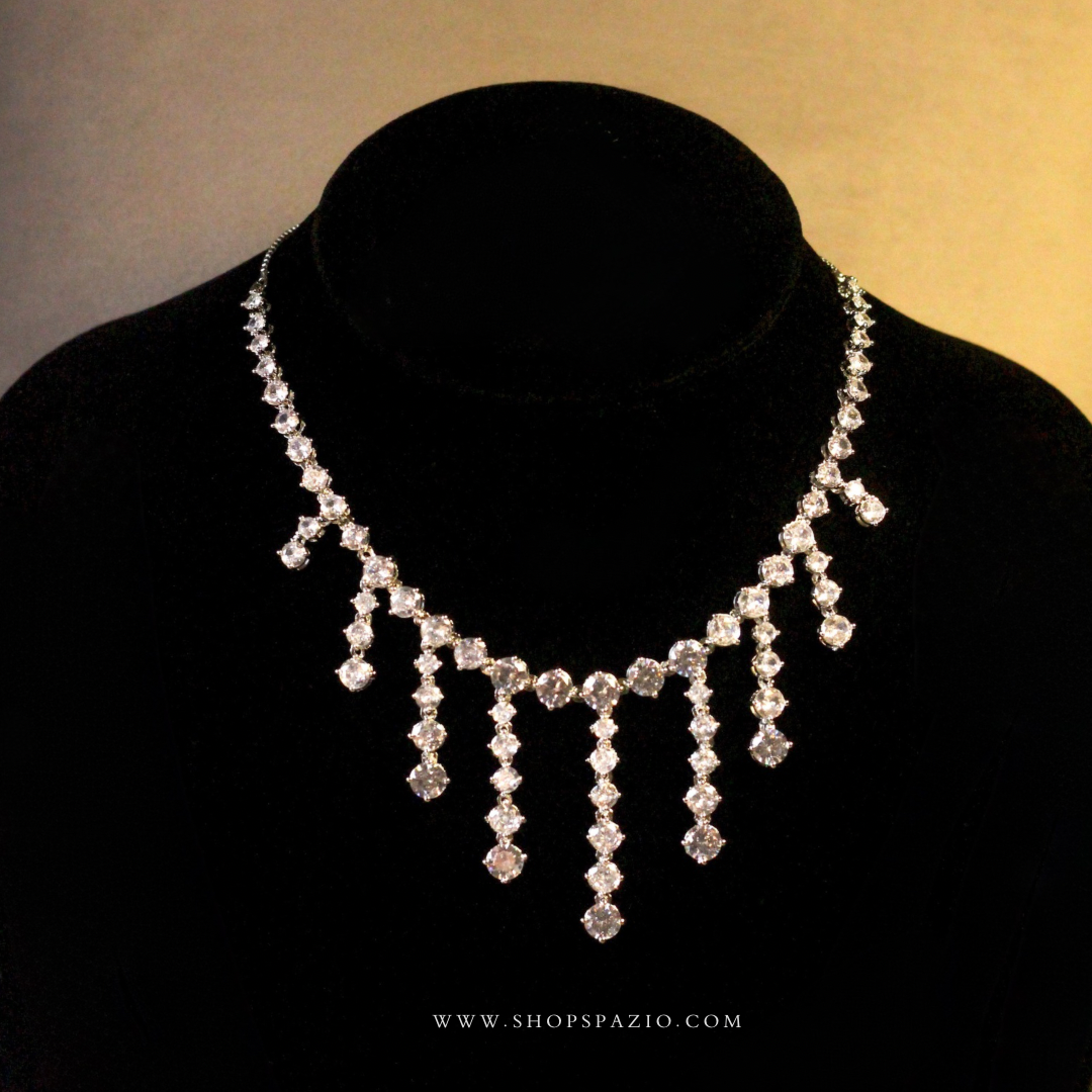CZ Aurora Royale Necklace Set