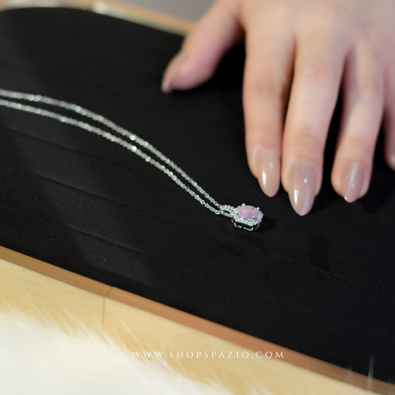 Whisper Pendant - Pink