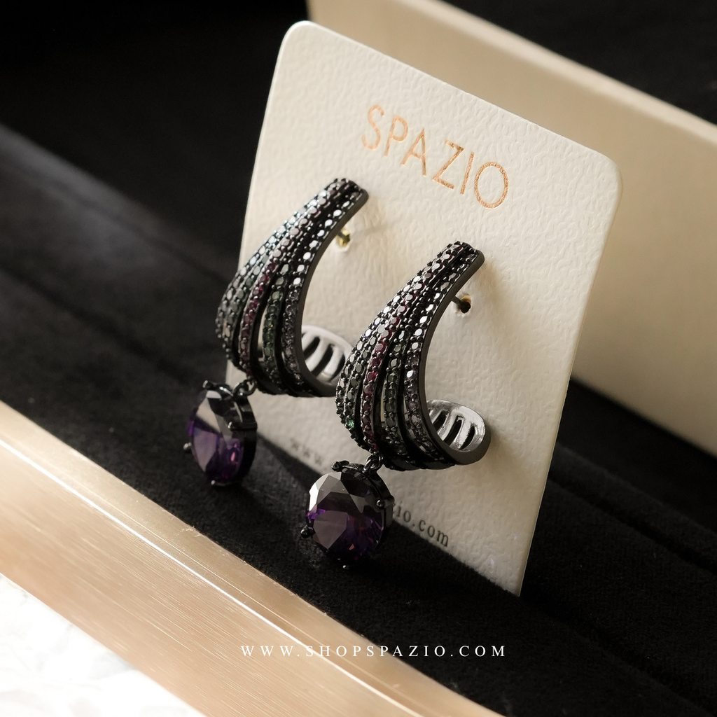 Midnight Cascade Earrings