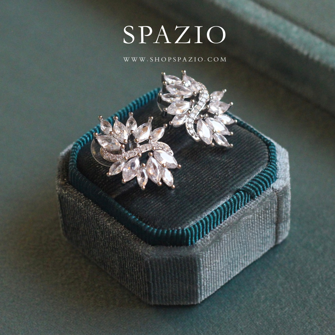Lustrous Ice Studs