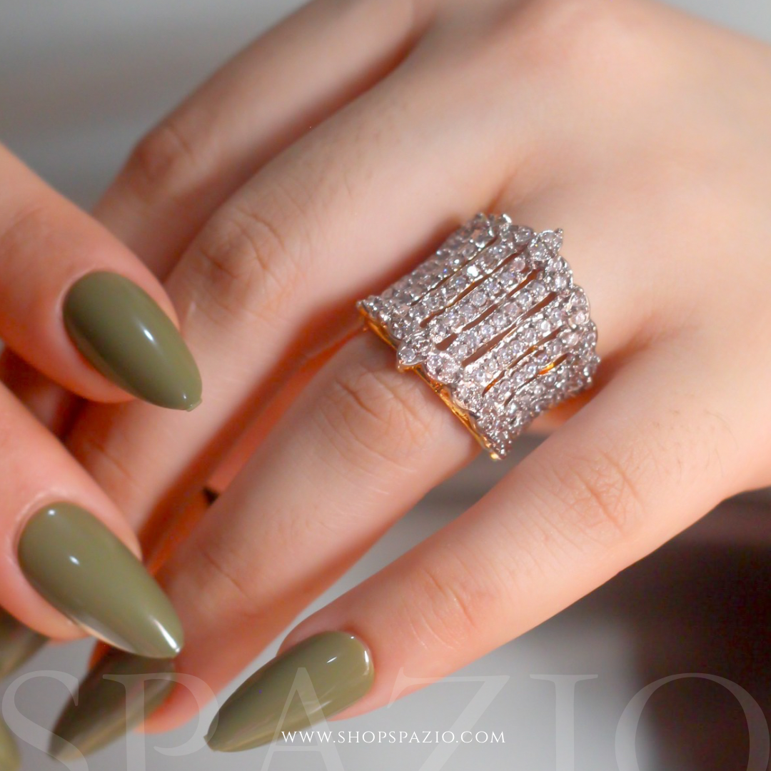 CZ Statement Ring